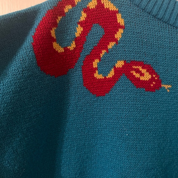Retro sweater. Vintage repro. - Picture 2 of 3